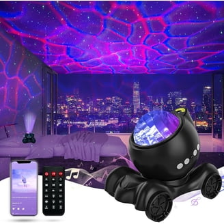 ENOKIK, Galaxy Projector for Bedroom with Bluetooth Speaker, Black