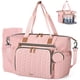 thumbnail image 1 of Bolsa para pañales Tonyeee, impermeable, grande, con cambiador, rosa, 1 of 6