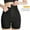 Black, variant on HUPOM Women'S Underwear Funny Underwear For Women High waist Comfort Waist Solid Shaping & Control Black 3XL
