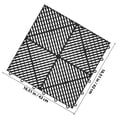 thumbnail image 2 of Raindrops 2Pcs Black Garage Floor Tiles Interlocking Drainage Mat Non Slip Multifunctional, 2 of 6