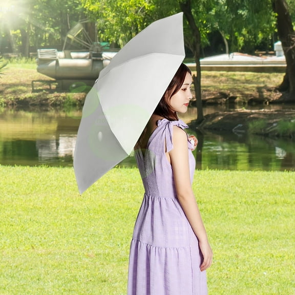 XYRSRUW Ultralight Sun Umbrella, Compact Travel Umbrella for Sun and Rain Protection, Mini Portable Capsule Umbrella for Light Showers and Sunny Days