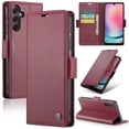 thumbnail image 1 of CaseMe Funda de Cuero para Samsung Galaxy A24 4G con Bloqueo RFID, para Samsung Galaxy A24 4G Funda para Mujer Hombre Tarjetero Cierre Magnético Funda Tipo Folio para Samsung Galaxy A24 4G, 1 of 11