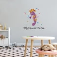 thumbnail image 3 of Animal Wall Decals for Boy's Bedroom - Purple Seahorse Cowboy Wall Sticker Decal With Easy Installation Instructions Kid's Bedroom Décor Wall Sticker - Size: 40 In x 40 In, 3 of 5