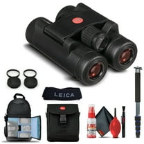Leica 8x20 Ultravid BR Binoculars (Black Rubber) (40252)   Basic Bundle