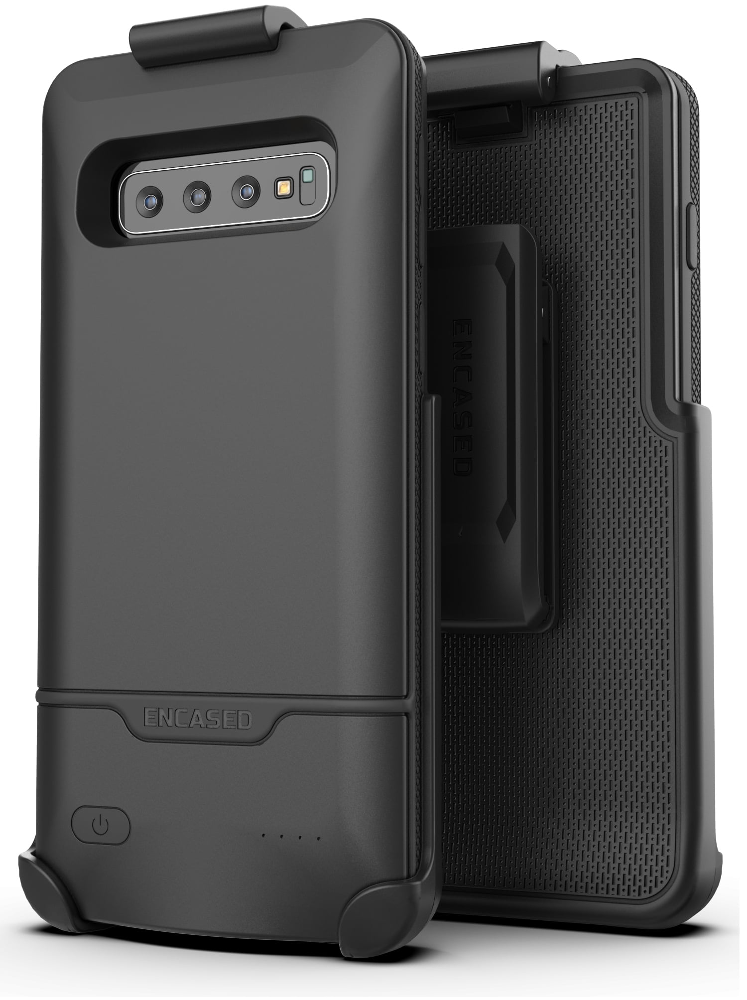 Encased Galaxy S10 Battery Case with Belt Clip Protective Charging