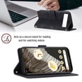 thumbnail image 4 of Compatible with Google Pixel 7A Classic Embossed PU Leather Case with Card Holder Shockproof Cover, 4 of 5