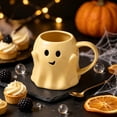 thumbnail image 4 of Gecau Halloween Themed Ghost Shape Mug Weird Drinking Cup Ceramic Ideal Decor for Halloween Party Home Must Have Gift 450ml, 4 of 6