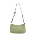 thumbnail image 1 of Bolsos de hombro de embrague de noche sólido para mujer Bolsos de cuero de PU (verde) Likrtyny Para estrenar, 1 of 9