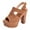 Brown, variant on LoyisViDion Women Shoes Clearance Summer Women'S Fashion Shoes Thick-Soled High Heel Lady Shoes Fish Mouth Sandals Special offers Pink 9.5-10