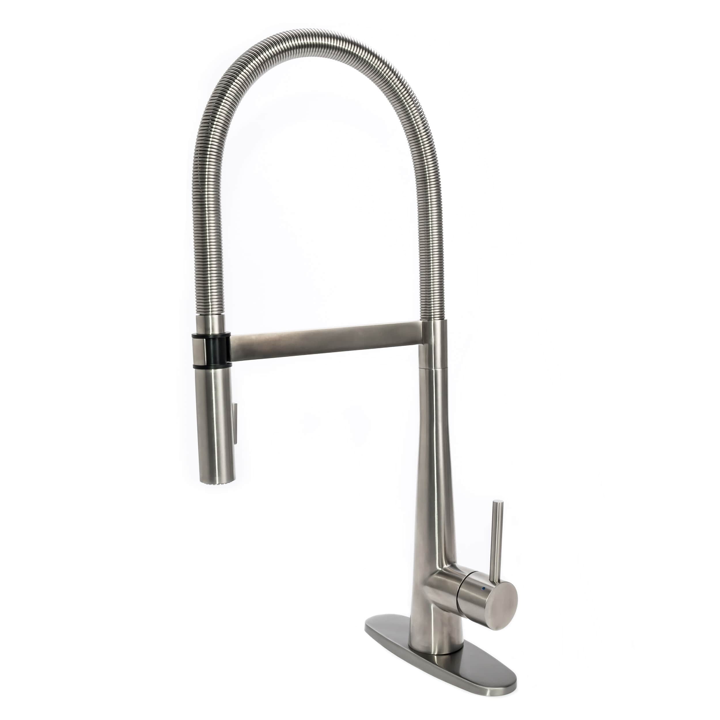 Fontaine By Italia Gourmet Spring Pull Down Single Handle Kitchen Fontaine By Italia Gourmet Spring Pull Down Single Handle Kitchen Faucet With Deck Plate Com