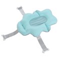 thumbnail image 3 of Asiento de baño para bebé, universal, flotante, plegable, suave y cómodo, alfombrilla de apoyo para bañera de bebé para baby shower, color azul claro, 3 of 14
