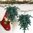 thumbnail image 2 of Artificial Christmas Teardrop Swag, Faux Norfolk Pine Teardrop Door Swag, Real Touch Greenery Pine Wreath Staircase Swags for Xmas Holiday Door Mantle Fireplace Decor Indoor Outdoor, 1 Pcs, 2 of 9
