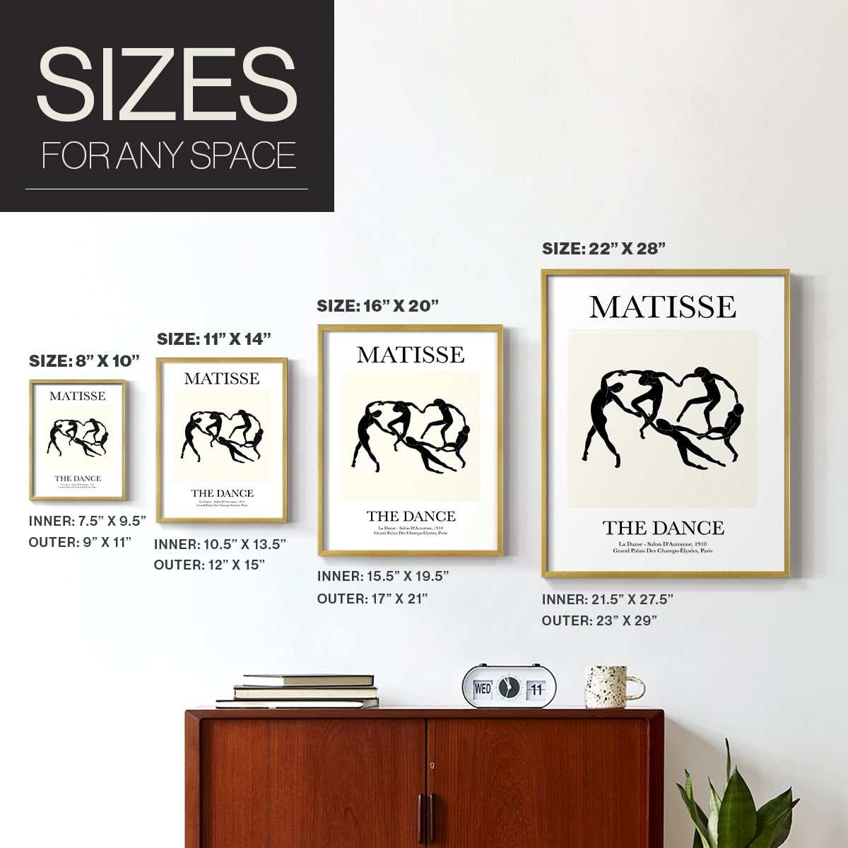 Matisse XCVII Framed Print - Solid Wood