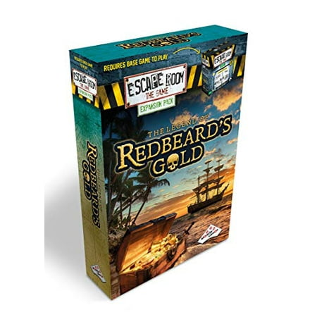 Escape Room The Game Expansion Pack - The Legend of Redbeard's Gold | Solve The Mystery Board Game for Adults and Teens (English Version)