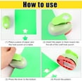 thumbnail image 4 of Chengu 3 Pack Craft Hole Punch 2,1 and 5/8 Inch Punch Paper Punchers with 10 Pcs Sticker, Cutter for Card Making Scrapbook DIY Albums Photos Office Supplies(Square), 4 of 10
