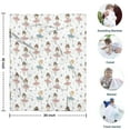 thumbnail image 4 of Ballet Princess Pattern Blanket,Comfortable Soft Flannel Throw Blanket,All Season,Warm Lightweight Blankets for Sofa Bed Couch Living Room Chair,30"x40", 4 of 4