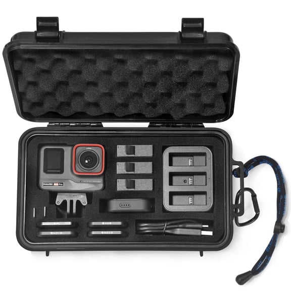 Lekufee Travel Waterproof Hard Case for Insta360 Ace Pro 2, Insta360 Ace Pro Camera, and Accessories(Case Only)