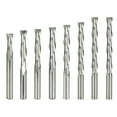Flat End Mill 6Mm Shank 2 Flute Spiral Milling Cutter Cnc Router Bit ...