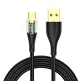 thumbnail image 4 of Cable de datos para teléfono móvil trenzado con cabezal transparente para Android, Huawei, tc, Apple, línea de carga rápida para teléfono móvil de un solo cabezal, 4 of 4