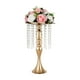 thumbnail image 5 of Candelabro de hierro forjado para bodas, porta flores, soporte para velas, diseño de escena de boda en plata dorada, 5 of 5