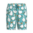 thumbnail image 4 of Wukai Cartoon Funny Goose Men’s Short Pajama Pants With Pockets Soft Sleep Pj Shorts for Men-X-Large, 4 of 6