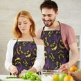 thumbnail image 4 of Jack Olantern Halloween Pattern Apron-Garden Aprons for Women with Pockets-Cotton Linen Waterproof Kitchen Cooking Gardening Aprons Adjustable for Kitchen,Cooking,BBQ and Salon 33"x27", 4 of 7