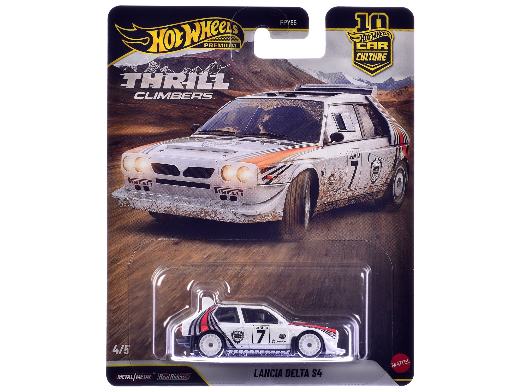 "Thrill Climbers" 5 piece Set "Car Culture 10th Anniversary" 2025 Series Q Diecast Model Cars by Hot Wheels