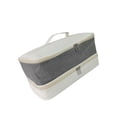 thumbnail image 4 of Bolsa de almacenamiento para secador de pelo de viaje, estuche de transporte de doble capa con divisor, maleta a prueba de polvo para peluqueros,, 4 of 8