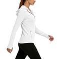 thumbnail image 6 of Auralook Women's UPF 50+ Lightweight Athletic Jacket Sun Protection Zip V Neck Long Sleeve Shirts Hiking Outdoor Pockets, 6 of 8