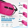 thumbnail image 2 of Eye Patches for Glasses 6 Pack, MODANU Reusable Non-Woven Fabric Eye Patches to Cover Left Right Eye Improve Vision for Kids' & Adults' Lazy Eye Amblyopia Strabismus, Red, 2 of 7
