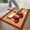 thumbnail image 2 of Please Remove Your Shoes Mat Plaid Rugs Merry Christmas Doormat Winter Door Mat Outdoor & Indoor Rug for Christmas Decorations 30" X 17", 2 of 6