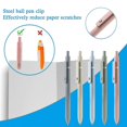 thumbnail image 2 of Aesthetic Ballpoint Pens, 0.5mm Retractable Gel Ink Pens Cute Ball Point Pen Black Smooth Writing Pastel Rolle 5 PCS (Morandi), 2 of 4