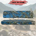 thumbnail image 4 of Uorisanigo UTV Front Bench Seat Cover Dustproof Polyester Fabric, Blue Camo Hunting Print Mule Seat Cushion Replacement UTV Accessories Seats Protector Suitable for 4010 4x4 SE 2016-2018, 4 of 7