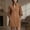 Khaki, variant on Elvqul Womens Dresses Long Sleeve V Neck Dresses for Women Plus Size Solid Pullover Short Dresses with Pockets Khaki Elegant
