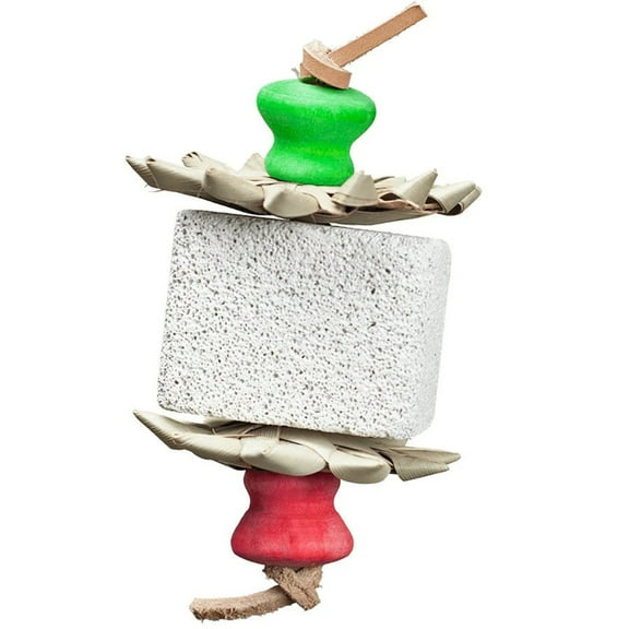 A  E Cages Nibbles Marshmallow Pumice Small Animal Chew