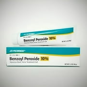 Perrigo Benzoyl Peroxide 10% Aqueous Base Acne Treatment Gel Oil-Free,3.2oz