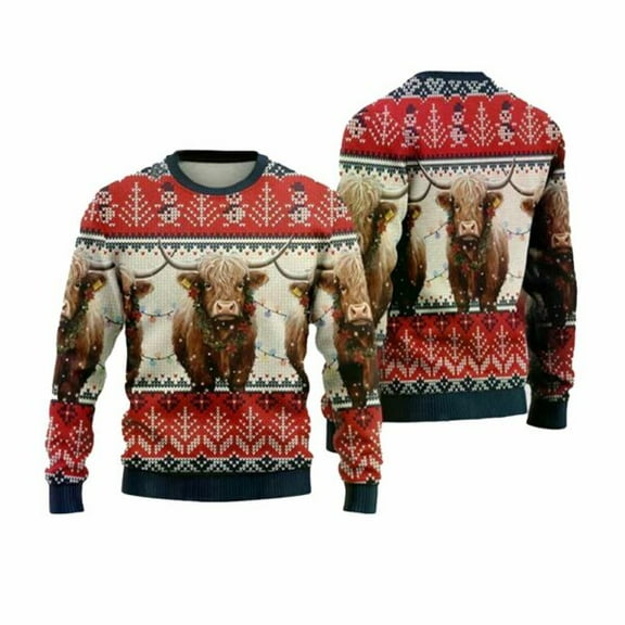 Tx Longhorns 3D Christmas Sweater