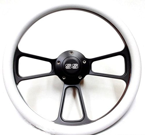 14/" 1969 camaro  Black Billet Aluminum Steering Wheel w// Engraved Chevy Horn