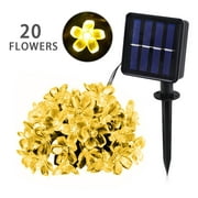Chrlaon Solar Powered Strings Lights, Fairy Lights LED Flower Lights for Garden Outdoor, Home, Lawn 2v