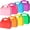 Mixed-color, variant on 16 count Iridescent Gable Favor Boxes, 6.1 X 3.3 X 3.5 inches