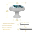 thumbnail image 5 of HemaKayy 4 Pack 1.37" Decorative Cabinet Knobs - Glow-in-the-Dark Drawer Handles - ABS Glass, Elegant Design, Durable & Rust-Resistant for Home Kitchen & Bedroom - Unique Marble Design, 5 of 7