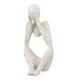 thumbnail image 2 of Estatua de pensador de resina, figura de pensador abstracto, decoración de estilo pensador para sala de estar, oficina, estante de libros, enfoque de piedra arenisca, 2 of 5