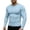 Light Blue-workout shirts for men, variant on Hilenly Men’s Long Sleeve Shirts Crew Neck Athletic T-Shirt Gym Workout Running Shirt