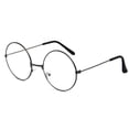 thumbnail image 2 of Ludlz Metal Frame Round Glasses Clear Lens Glasses Lightweight Circle Eyeglasses for Women Men, 2 of 2