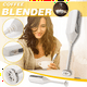 thumbnail image 2 of 2X Batidora eléctrica Mini batidora de mano Batidoras de mano Batidora eléctrica para huevos y crema Batidora de mano pequeña para el hogar, 2 of 8