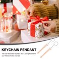 thumbnail image 4 of FESTFENDS 2pcs Novelty Design Drum Key Chain for Daily Use Key Attachment Khaki, 4 of 7