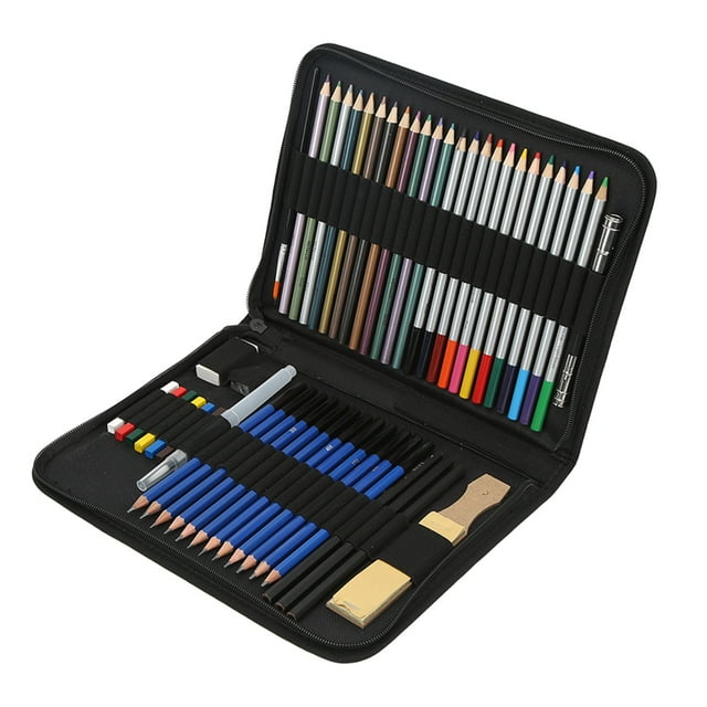 Kit De Lápices De Dibujo Kit De Lápices De Dibujo Ecológico Suministros De Arte Regalos De Colores Profesionales Para Niños ANGGREK Arte y Manualidades