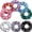 8PCS, variant on 8 Pieces Soccer Hair Scrunchies for Girls Hair Accessorie Ties Elastic Bands Colorful Ponytail Holders Sport Accessories Gifts for Women Players Coaches Teams