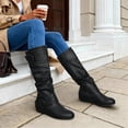 thumbnail image 3 of Botas Altas hasta la Rodilla para Mujer DREAM PAIRS Negras Talla 9 con Forro de Piel Sintética, 3 of 7