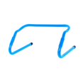 thumbnail image 4 of Baoblaze Agility Hurdles Speed Endurance Track and Field Improves Coordination Adjustable blue, 4 of 8